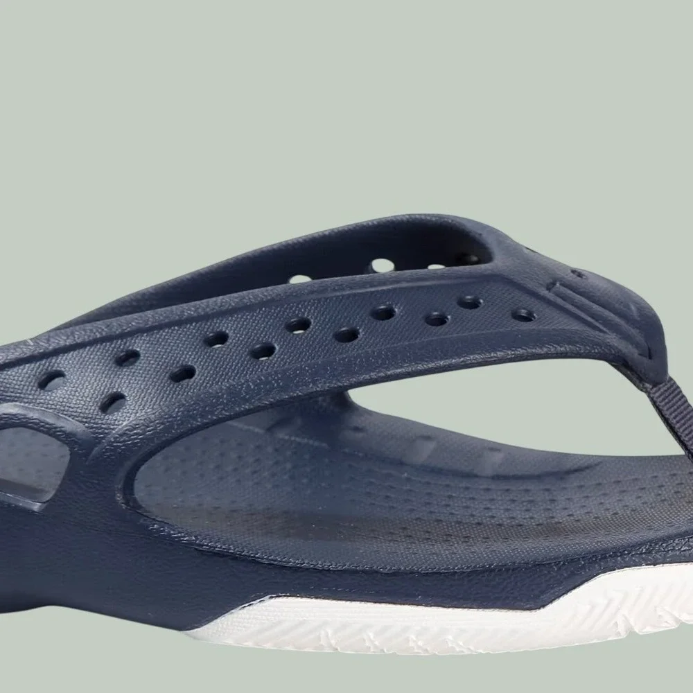 Crocs Classic All Terrain Iconic Comfort Flip Flop In Blue Men's Size 8